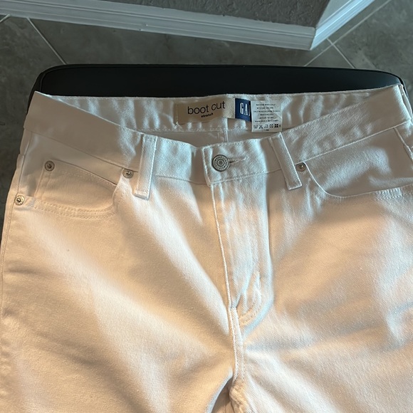 Gap Stretch Boot Cut White Denim - Picture 3 of 4